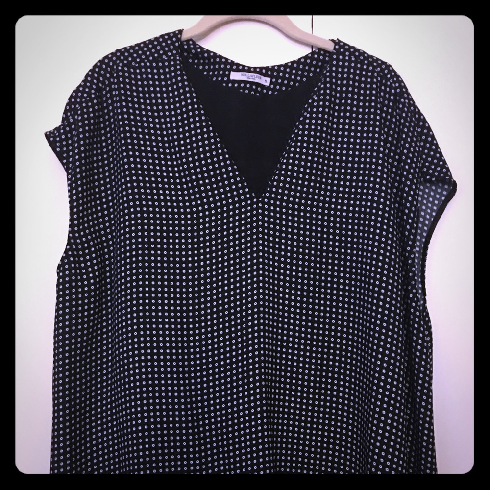 MM LaFleur polka dot tunic